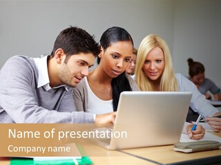 Study Notebook Lessons PowerPoint Template