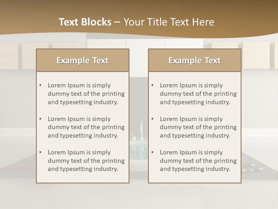 A Bath Tub With A Red Towel On Top Of It PowerPoint Template