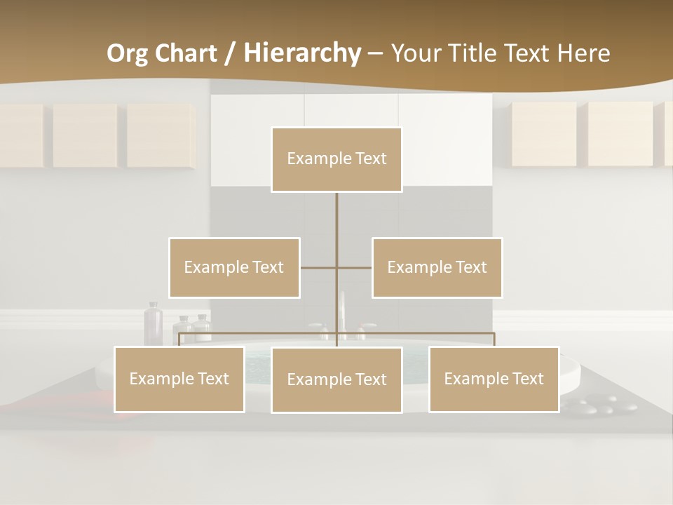 A Bath Tub With A Red Towel On Top Of It PowerPoint Template