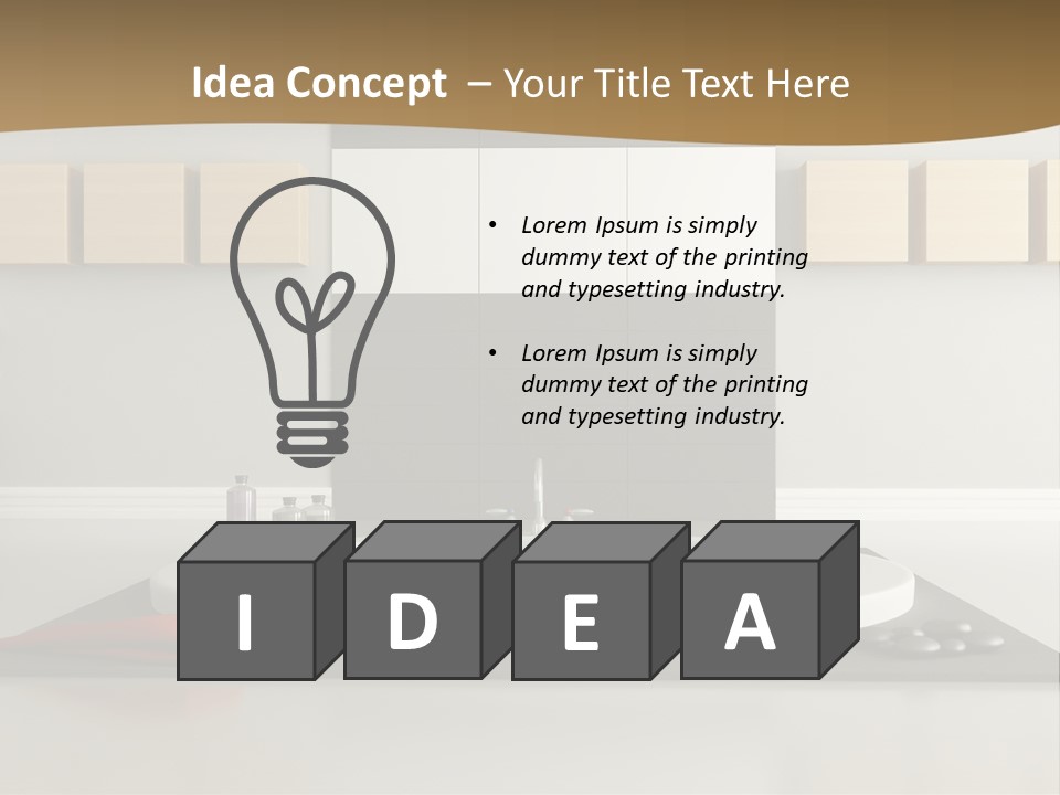 A Bath Tub With A Red Towel On Top Of It PowerPoint Template