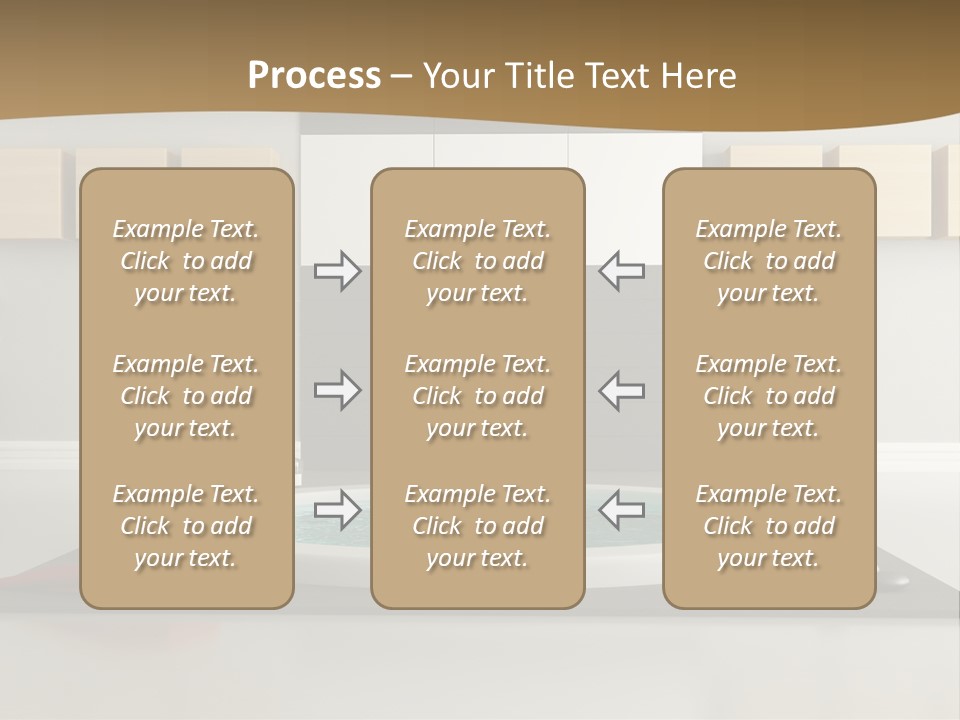 A Bath Tub With A Red Towel On Top Of It PowerPoint Template
