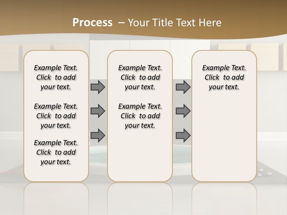 A Bath Tub With A Red Towel On Top Of It PowerPoint Template
