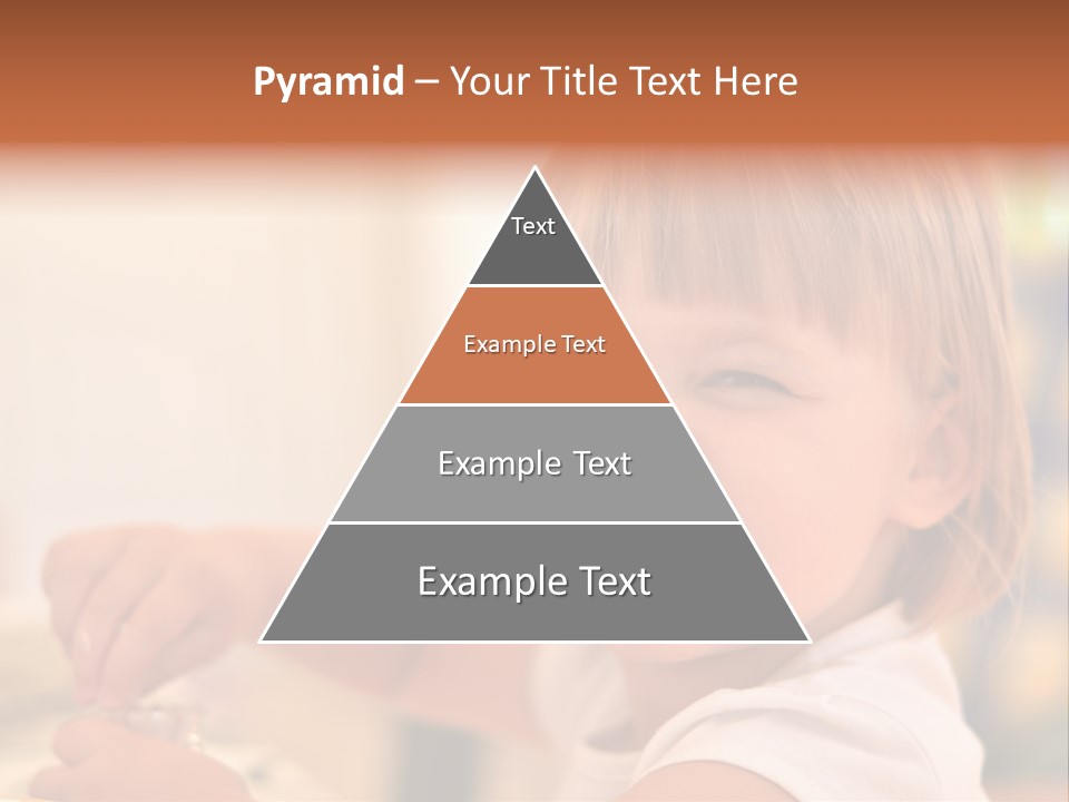 Young Female Spoon PowerPoint Template