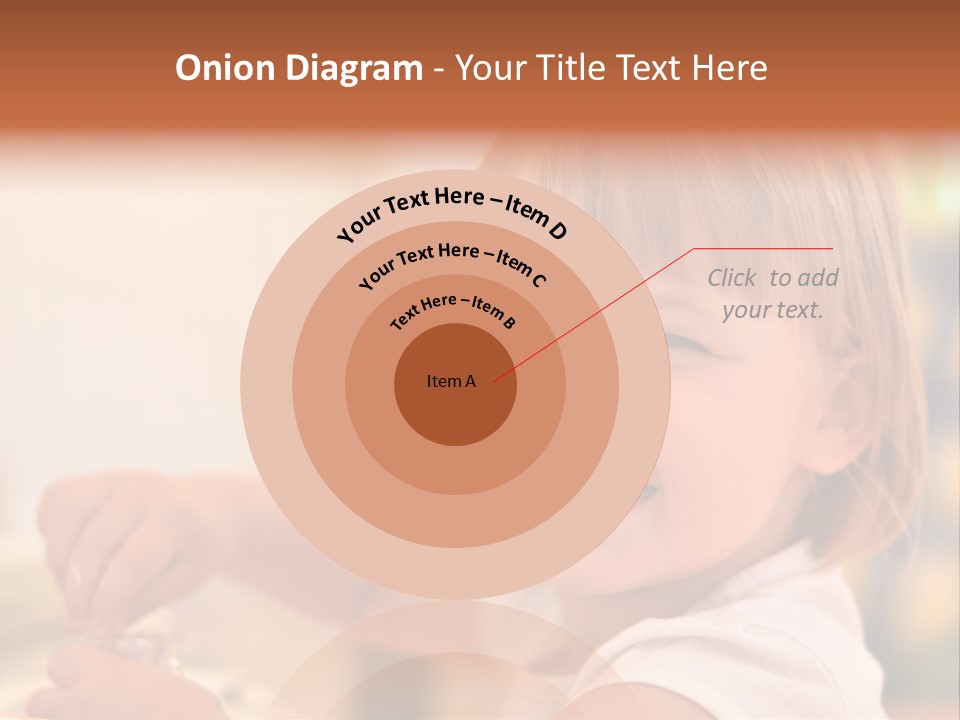 Young Female Spoon PowerPoint Template