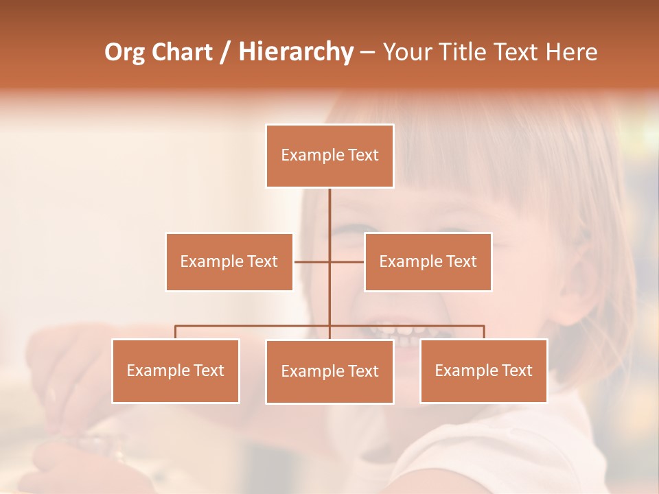 Young Female Spoon PowerPoint Template