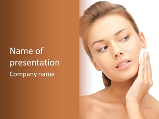 Vitality Skincare Care PowerPoint Template