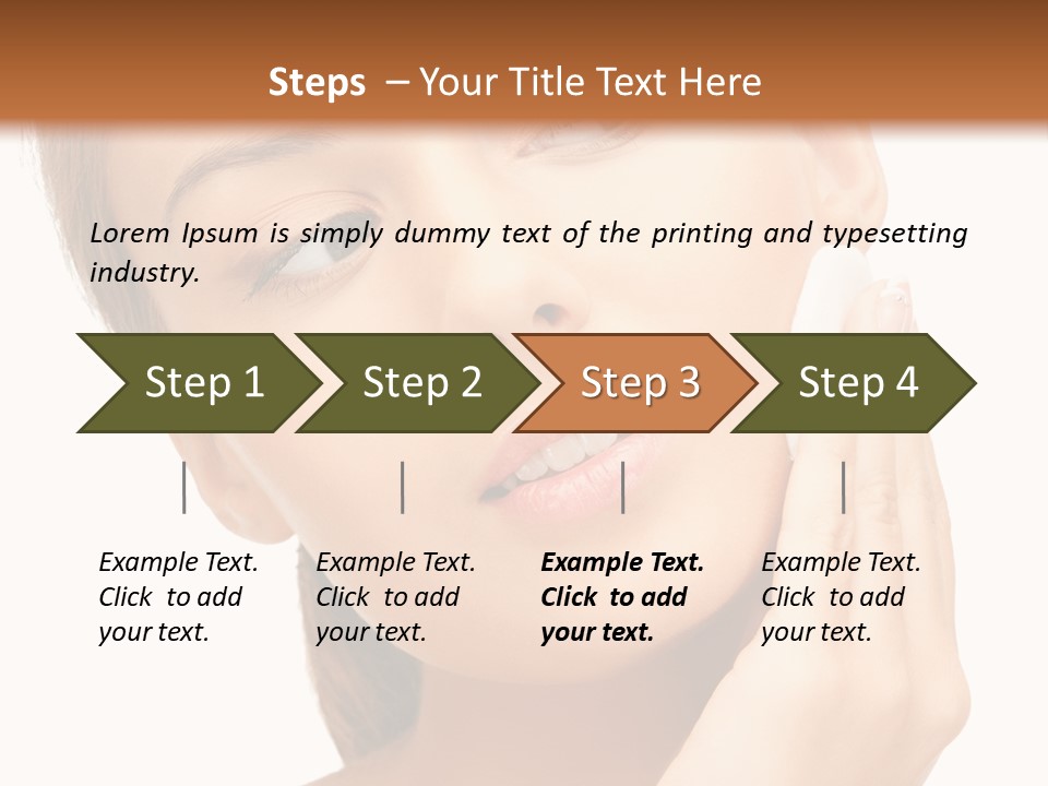 Vitality Skincare Care PowerPoint Template