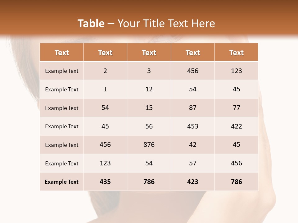 Vitality Skincare Care PowerPoint Template