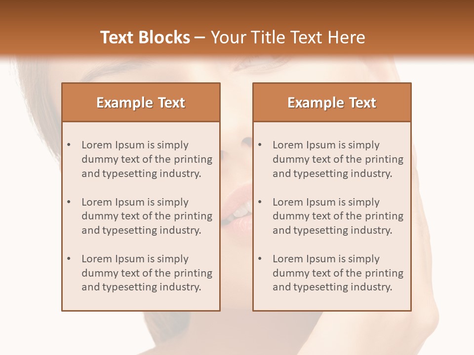 Vitality Skincare Care PowerPoint Template