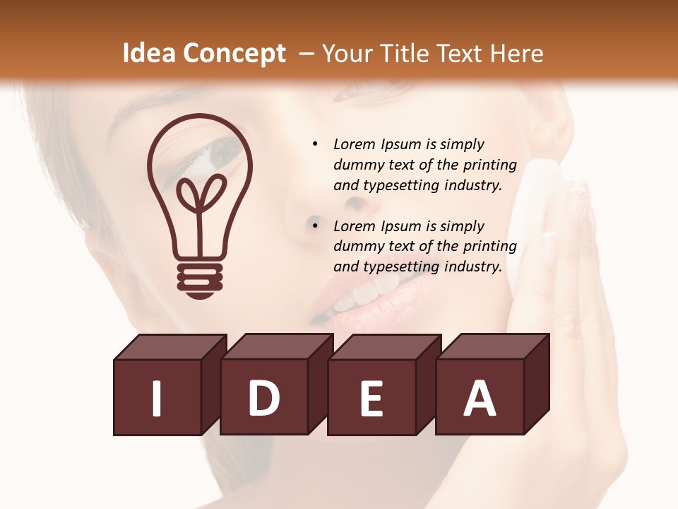 Vitality Skincare Care PowerPoint Template