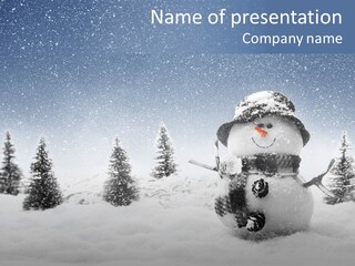 Christmas Miniature Copy PowerPoint Template