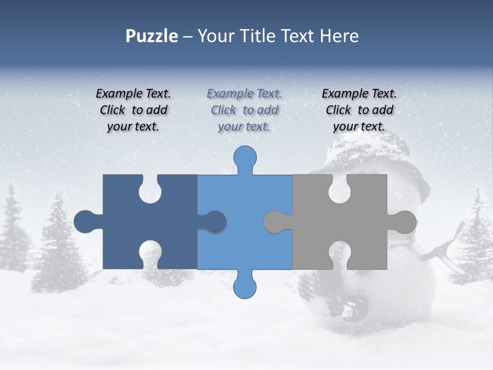 Christmas Miniature Copy PowerPoint Template