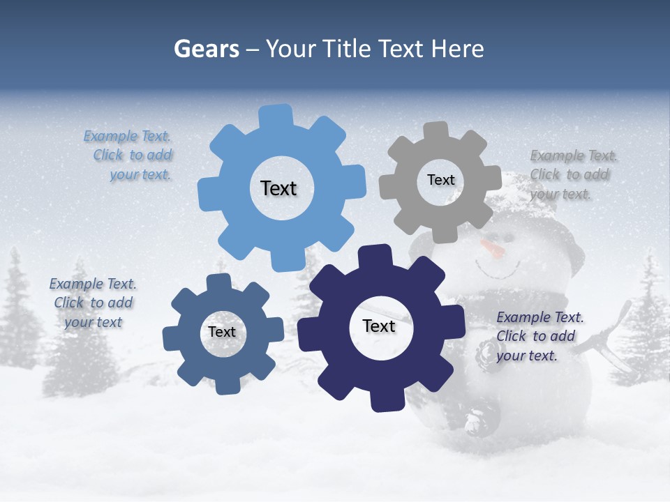 Christmas Miniature Copy PowerPoint Template