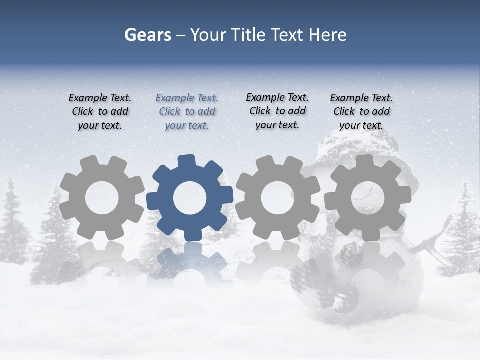 Christmas Miniature Copy PowerPoint Template