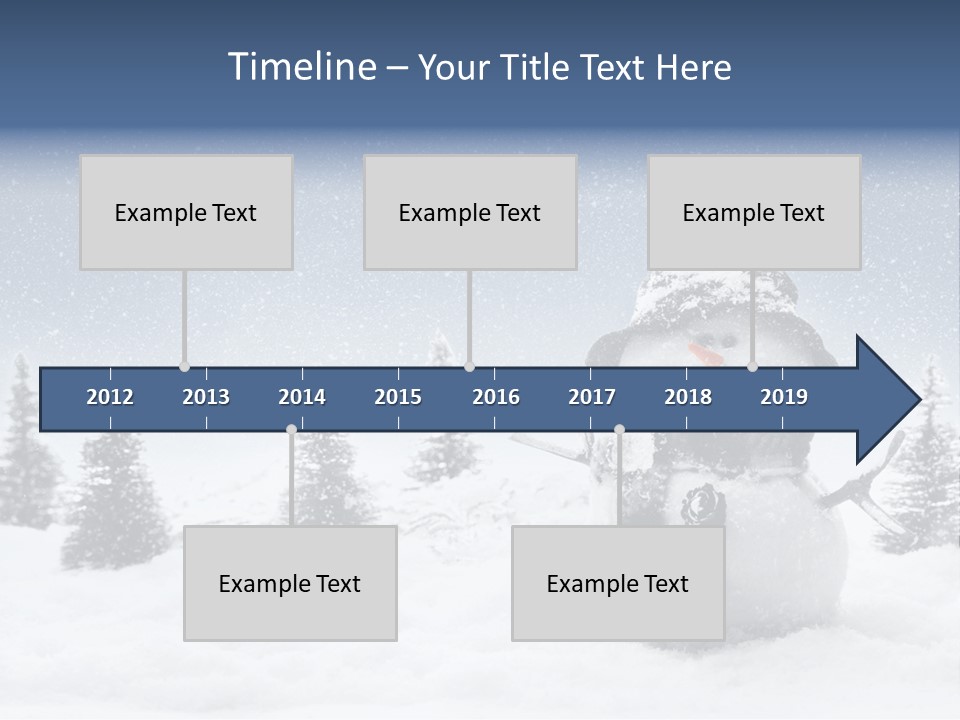 Christmas Miniature Copy PowerPoint Template