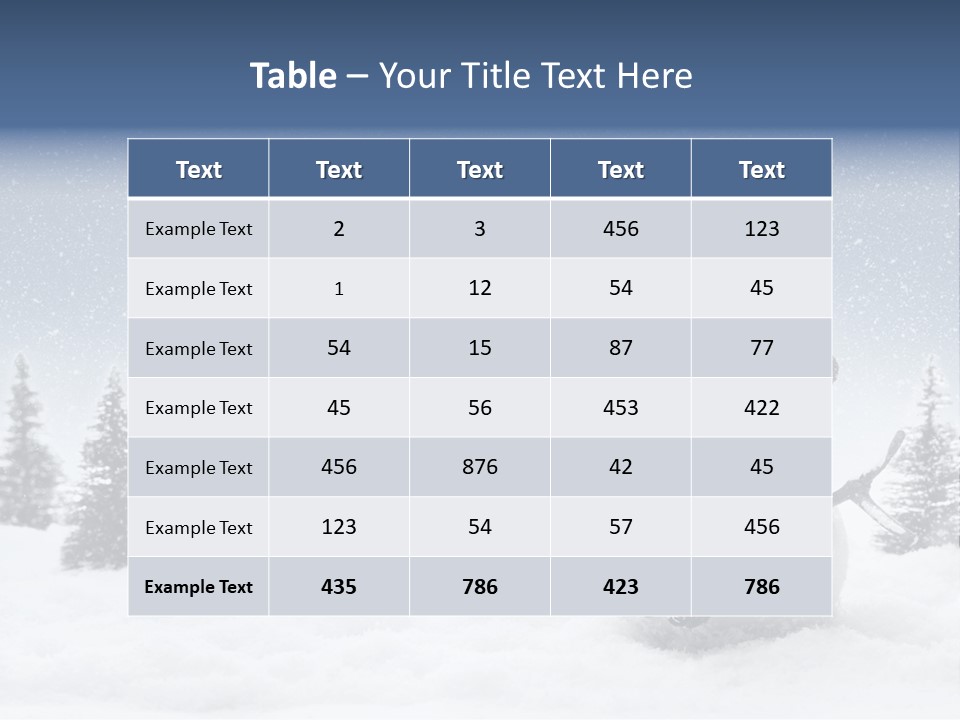 Christmas Miniature Copy PowerPoint Template