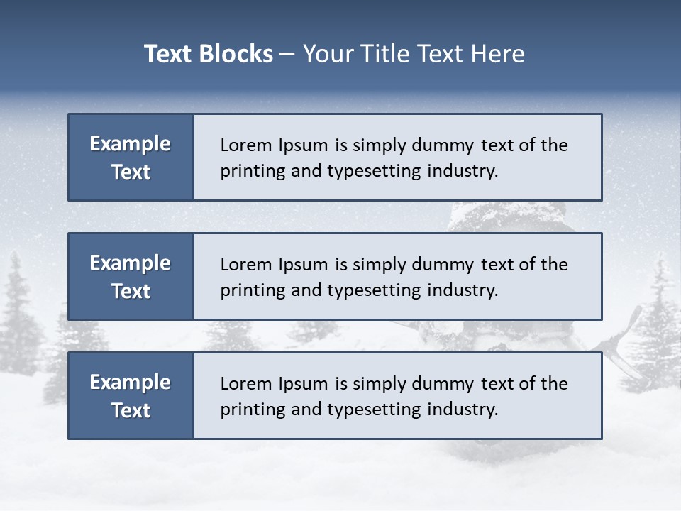 Christmas Miniature Copy PowerPoint Template