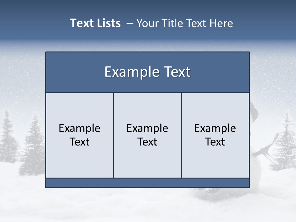 Christmas Miniature Copy PowerPoint Template