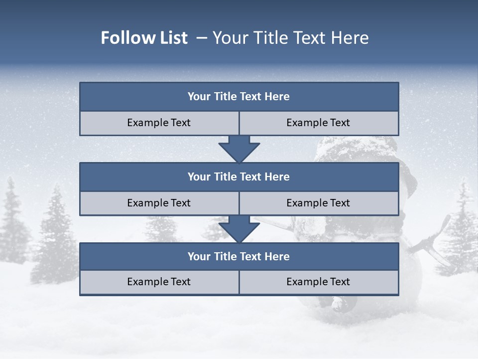 Christmas Miniature Copy PowerPoint Template