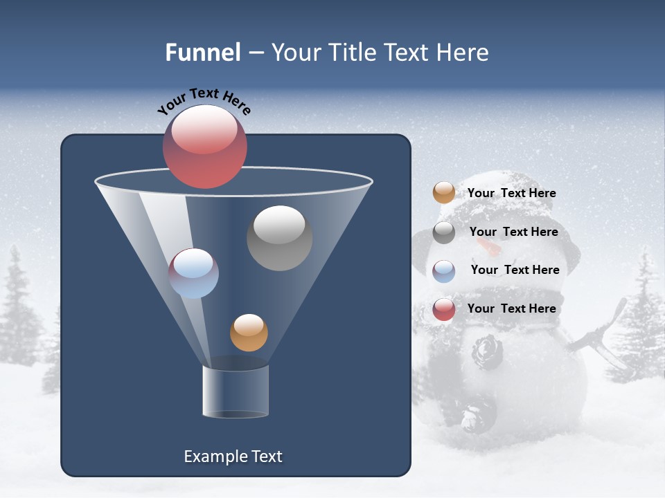 Christmas Miniature Copy PowerPoint Template