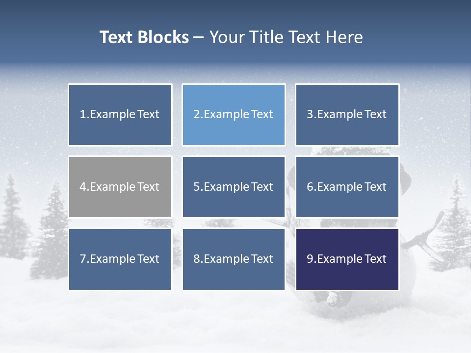 Christmas Miniature Copy PowerPoint Template