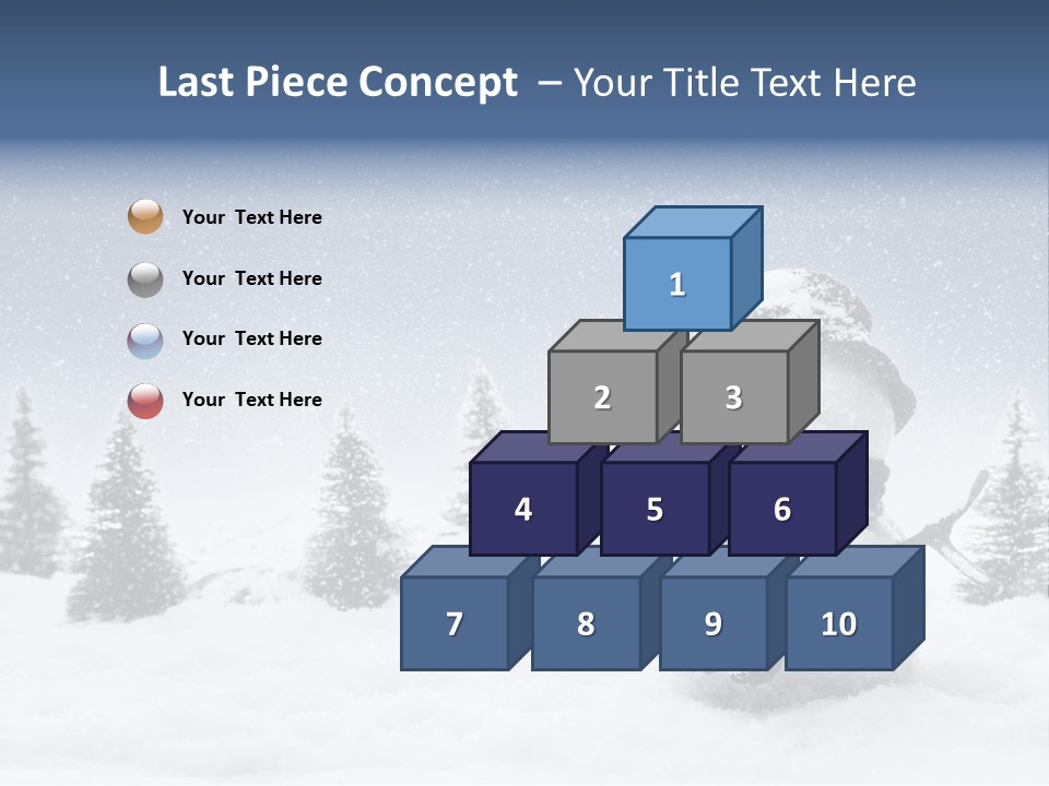 Christmas Miniature Copy PowerPoint Template