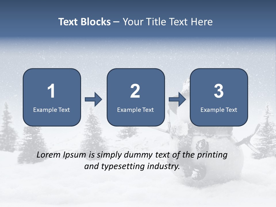 Christmas Miniature Copy PowerPoint Template