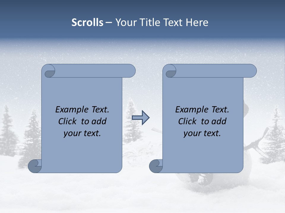 Christmas Miniature Copy PowerPoint Template