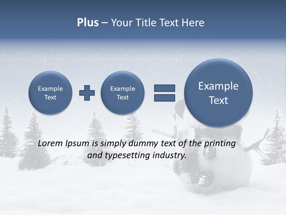 Christmas Miniature Copy PowerPoint Template