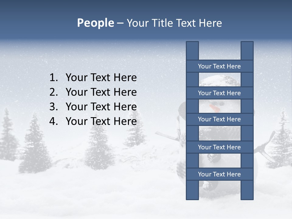 Christmas Miniature Copy PowerPoint Template