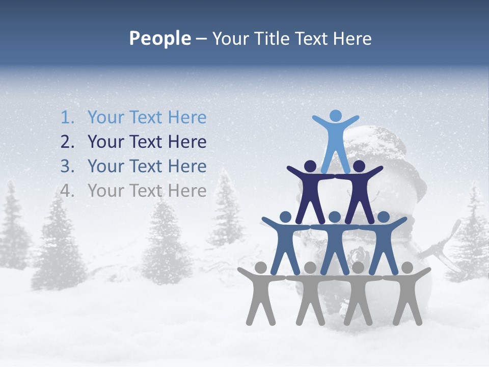 Christmas Miniature Copy PowerPoint Template