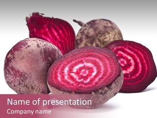 Red Nobody Raw PowerPoint Template