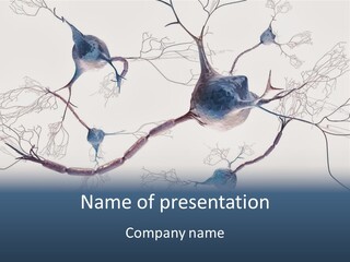 Dendrite Brain Biological PowerPoint Template