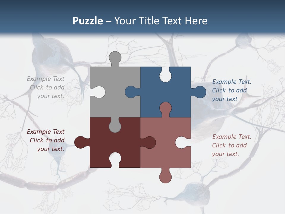 Dendrite Brain Biological PowerPoint Template