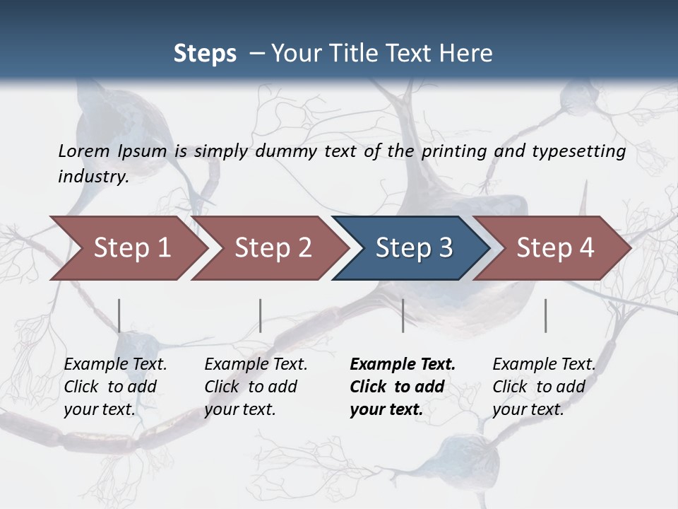 Dendrite Brain Biological PowerPoint Template