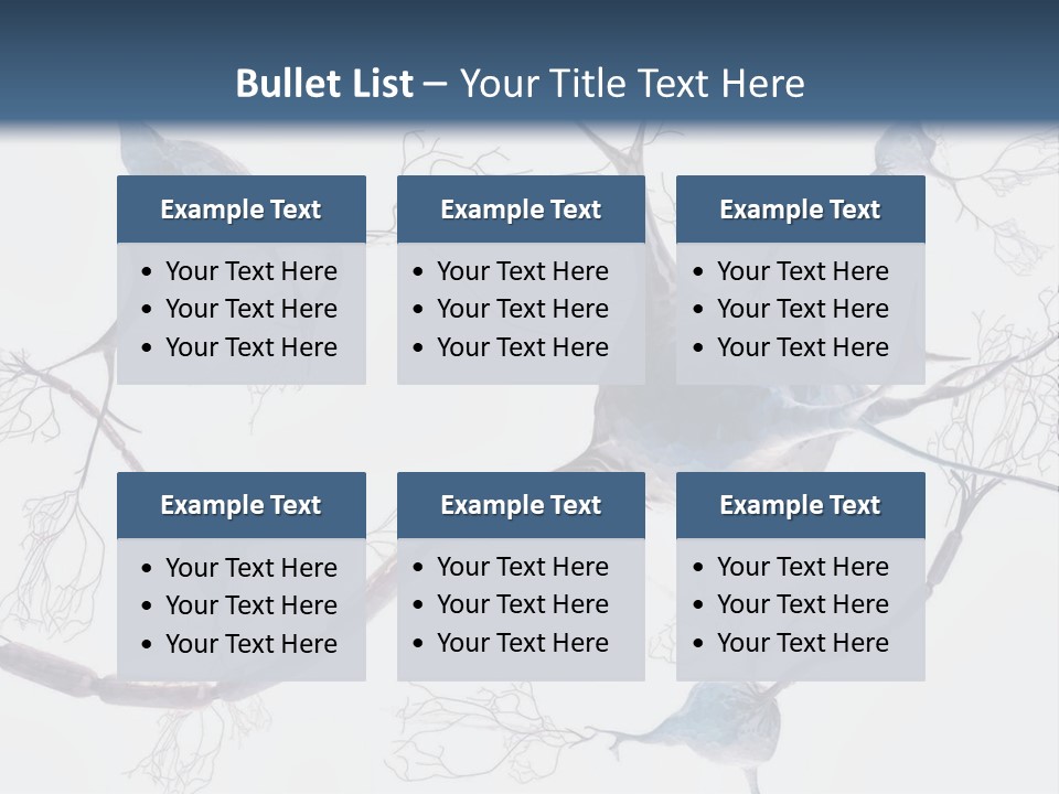 Dendrite Brain Biological PowerPoint Template