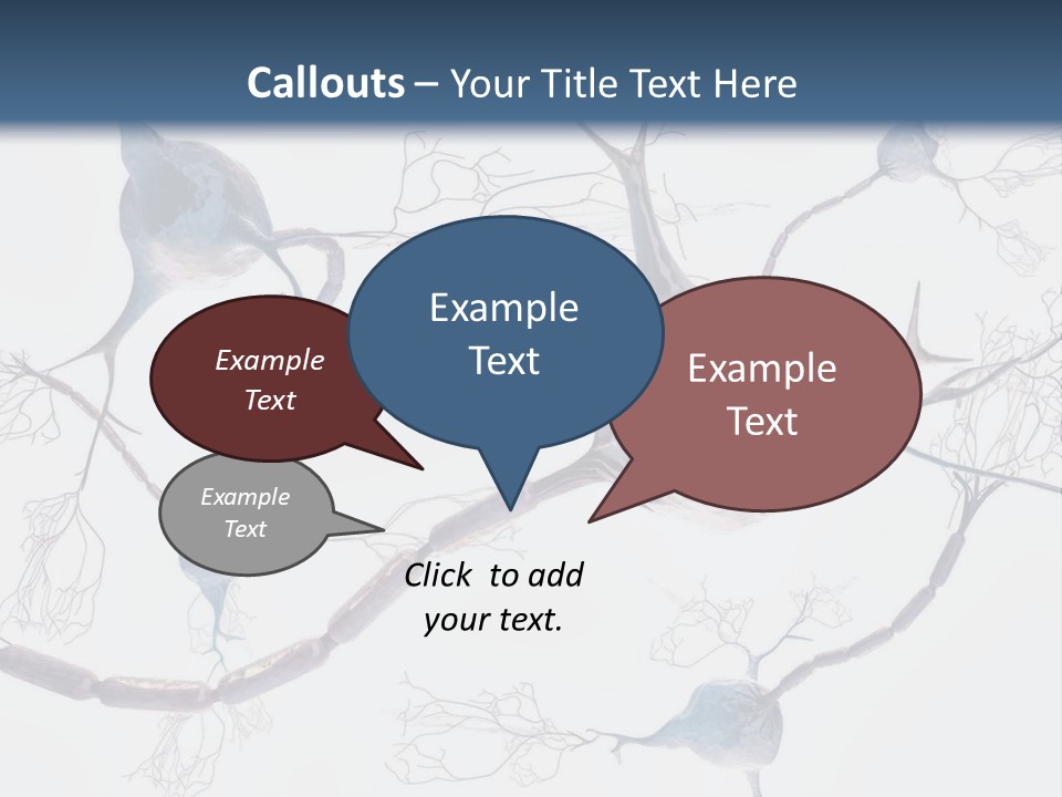 Dendrite Brain Biological PowerPoint Template