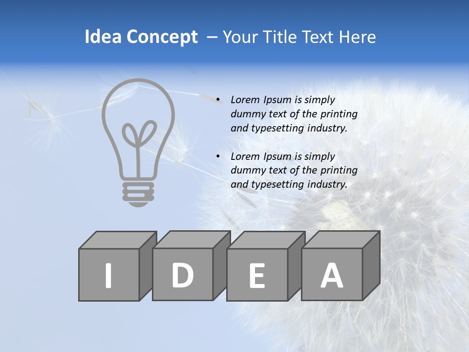 Spring Seed Easy PowerPoint Template