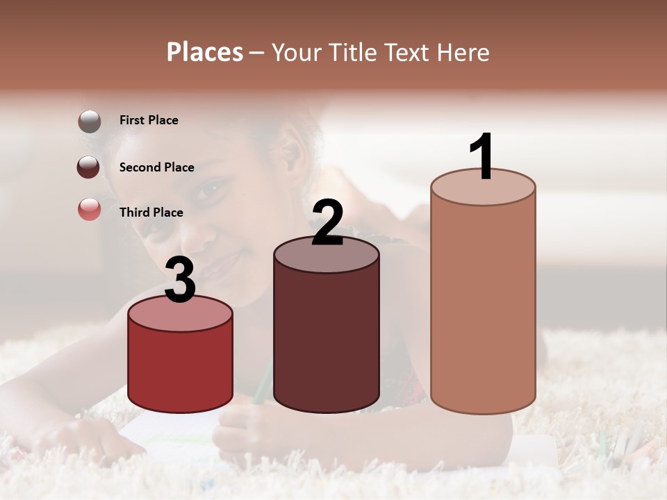 School Artist Pencil PowerPoint Template