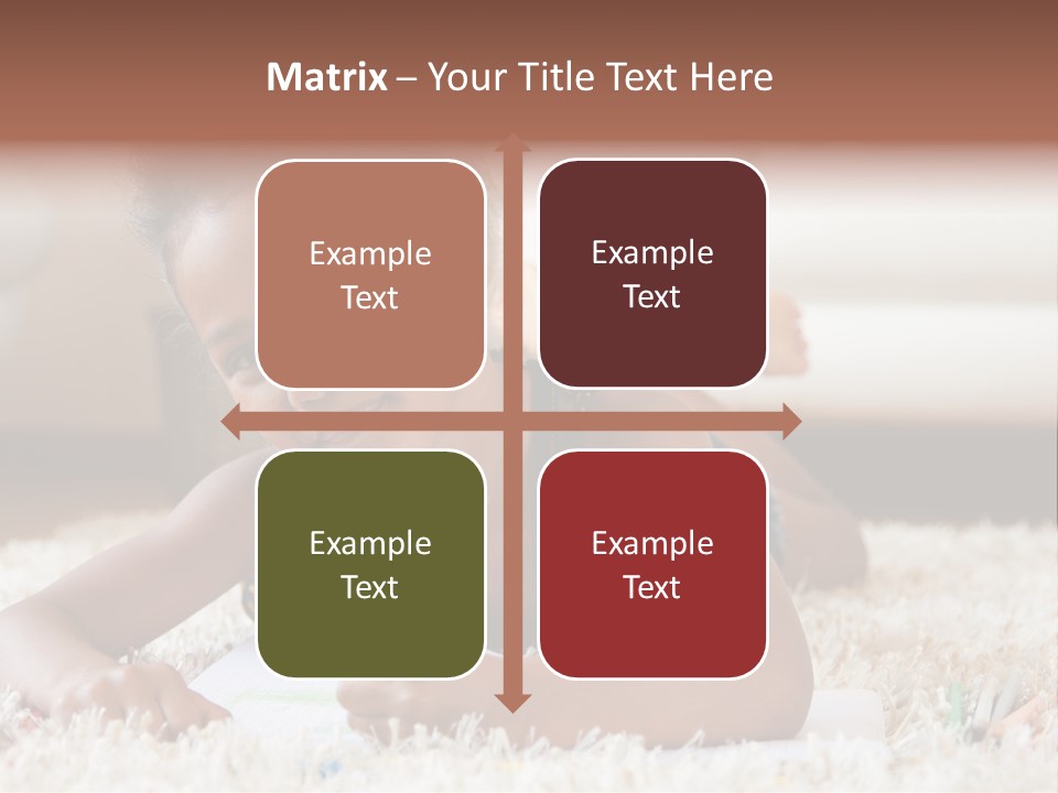 School Artist Pencil PowerPoint Template