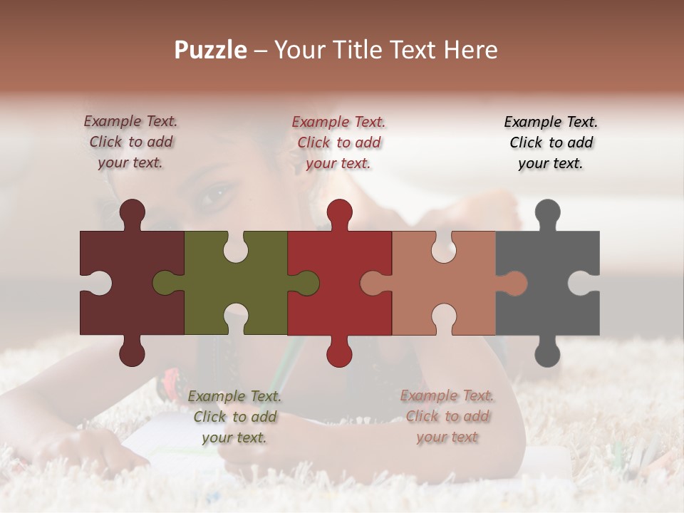 School Artist Pencil PowerPoint Template