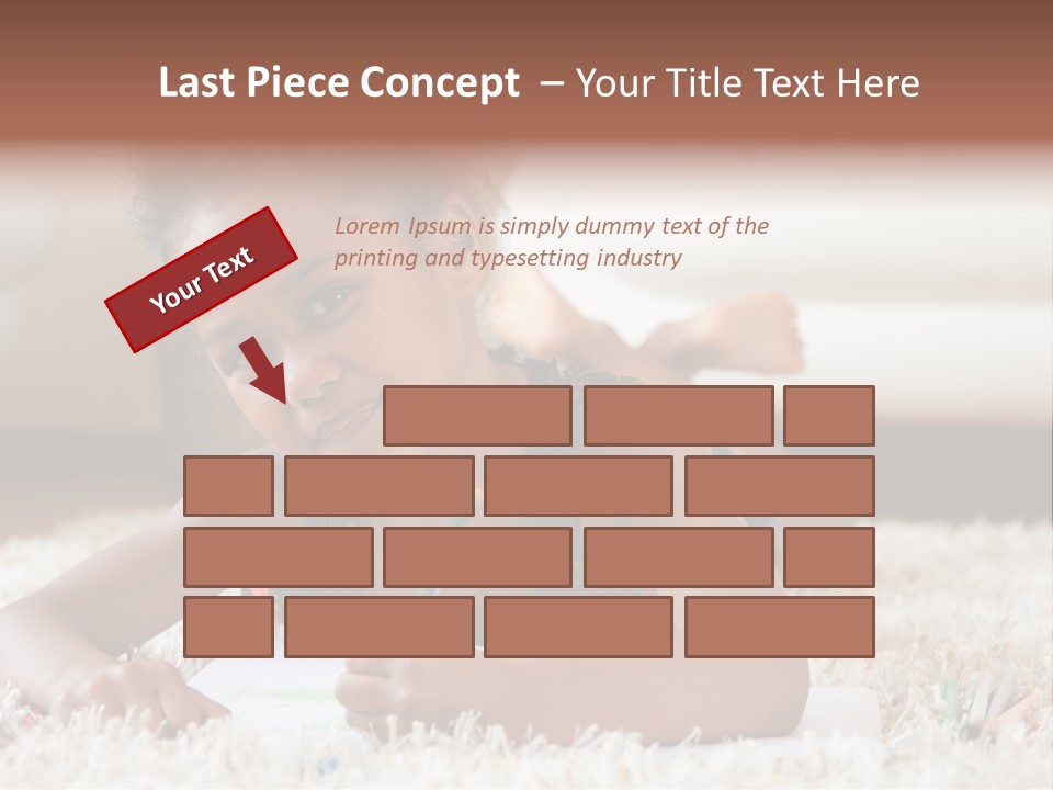 School Artist Pencil PowerPoint Template