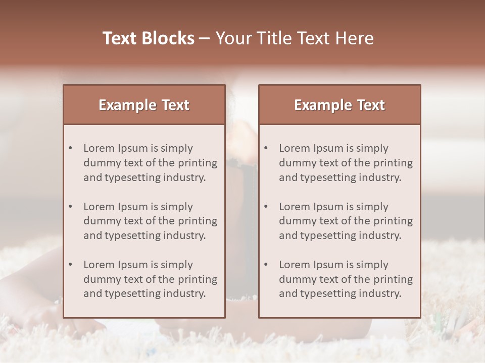 School Artist Pencil PowerPoint Template