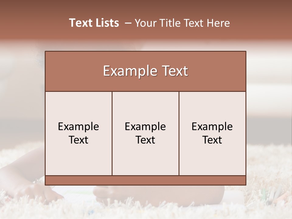 School Artist Pencil PowerPoint Template