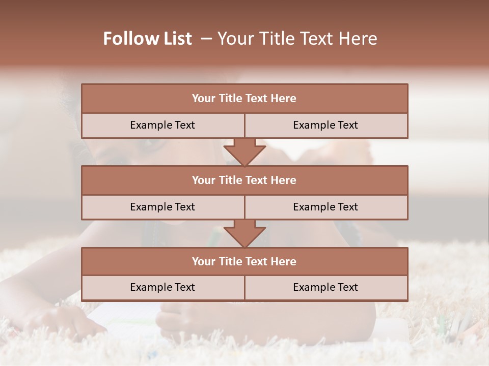 School Artist Pencil PowerPoint Template