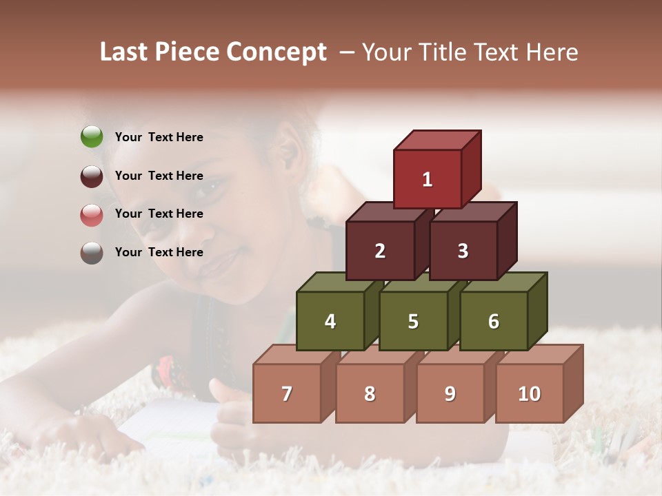 School Artist Pencil PowerPoint Template