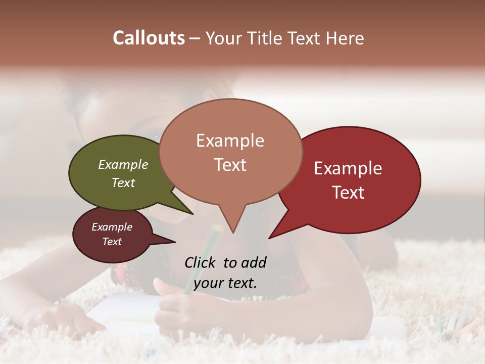 School Artist Pencil PowerPoint Template