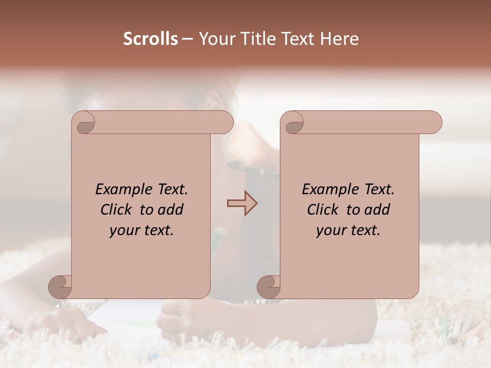 School Artist Pencil PowerPoint Template