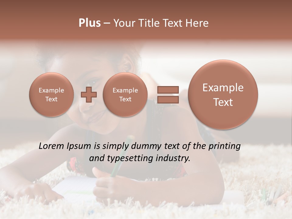 School Artist Pencil PowerPoint Template