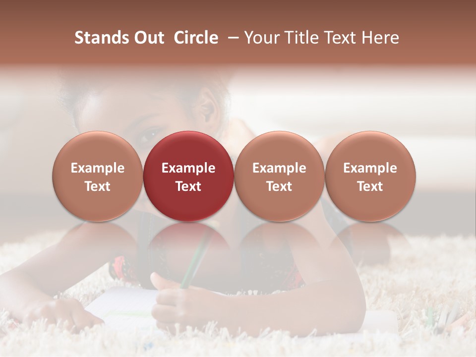 School Artist Pencil PowerPoint Template